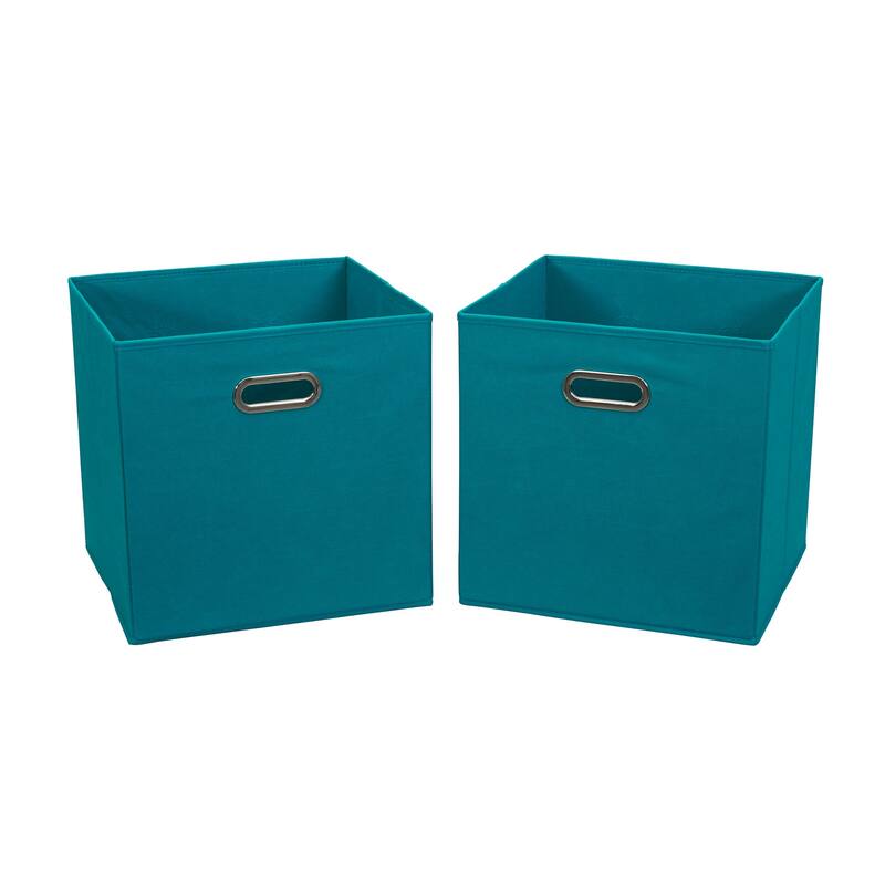 Household Essentials Fabric Storage Bins, Set of 2
