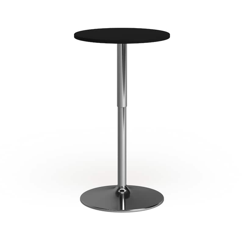 Porch & Den Oakberry 23-inch Wood Top Adjustable Bar Table