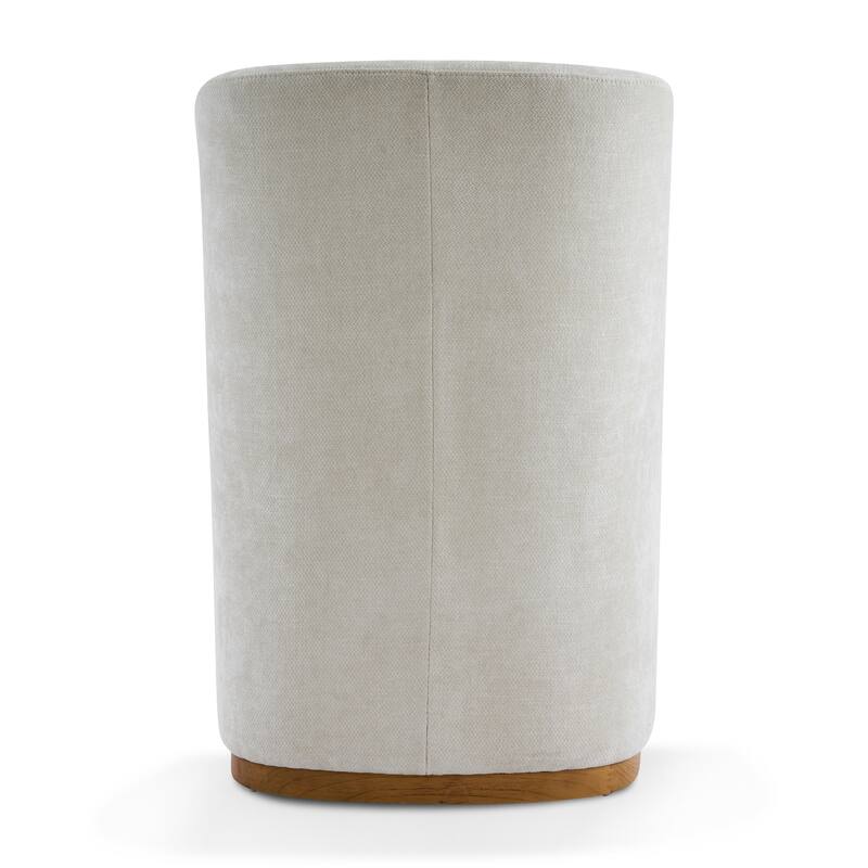 Christopher Knight Home - Modern Upholstered Rubber Wood Dining Chairs with High Back