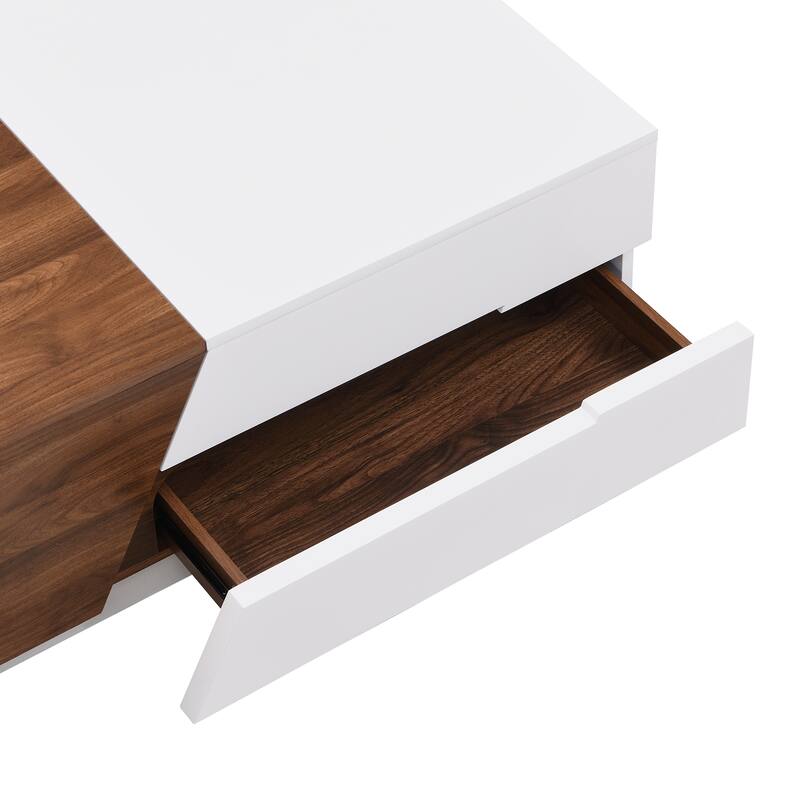 Extendable Sliding Top Coffee Table