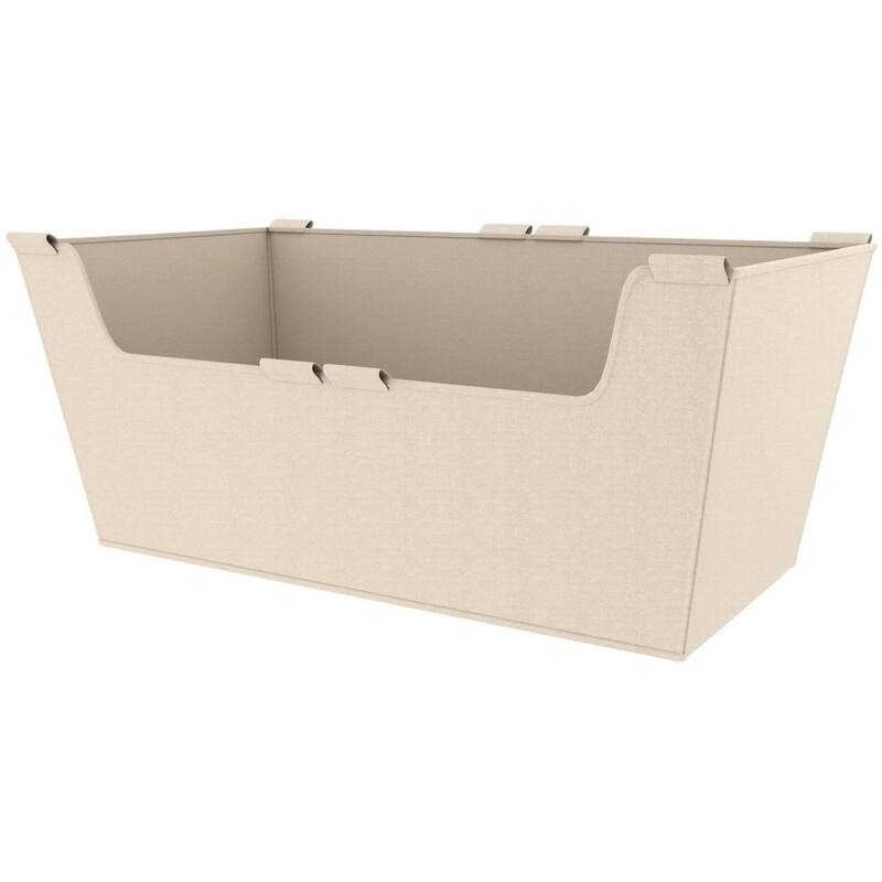 Rev-A-Shelf Sidelines 24" Wide x 10" High Cloth Basket Liner - Tan