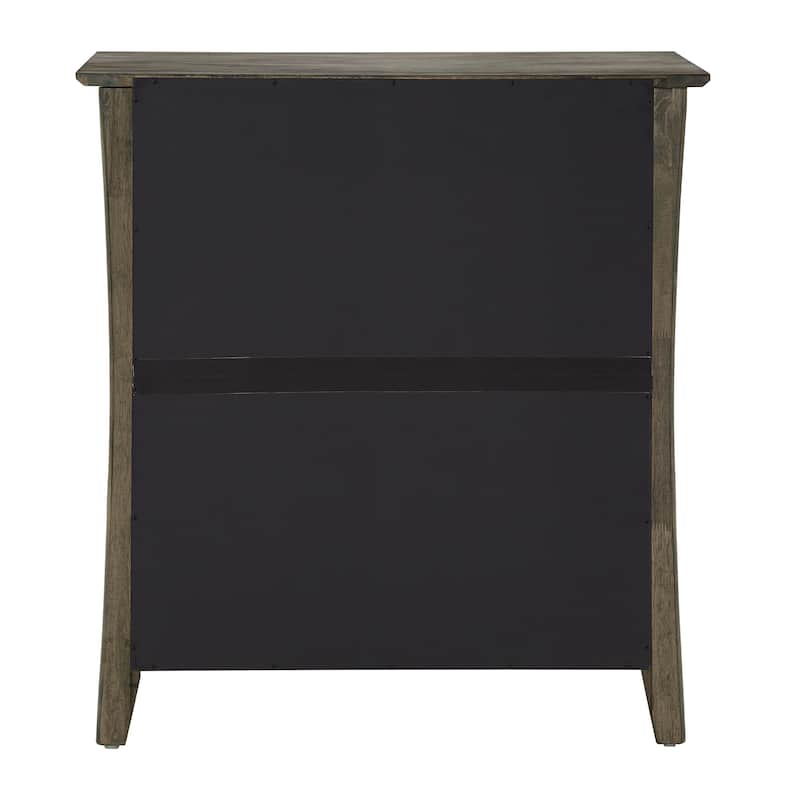 Gaetano Dark Burnt Grey 6-Drawer Chest by iNSPIRE Q Classic