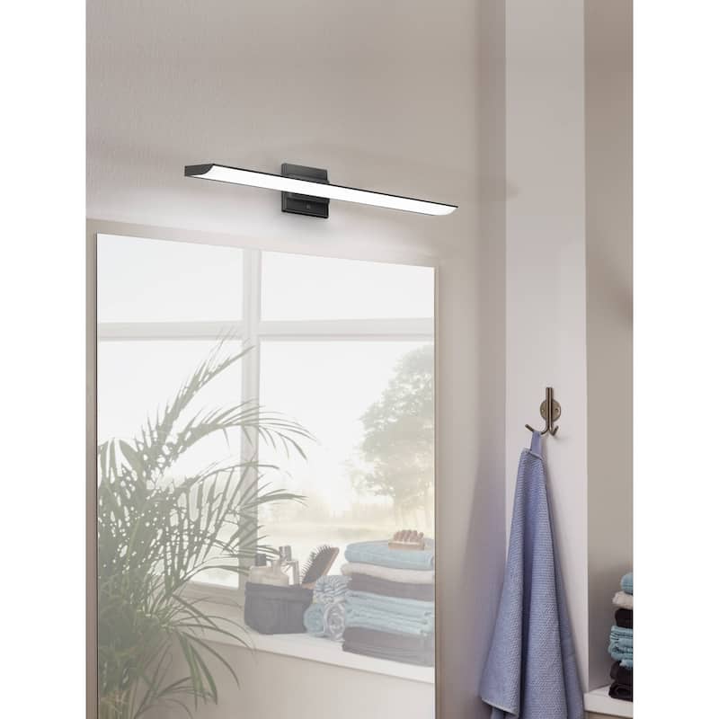 Eglo Tabiano Matte Black Integraded LED Vanity Light