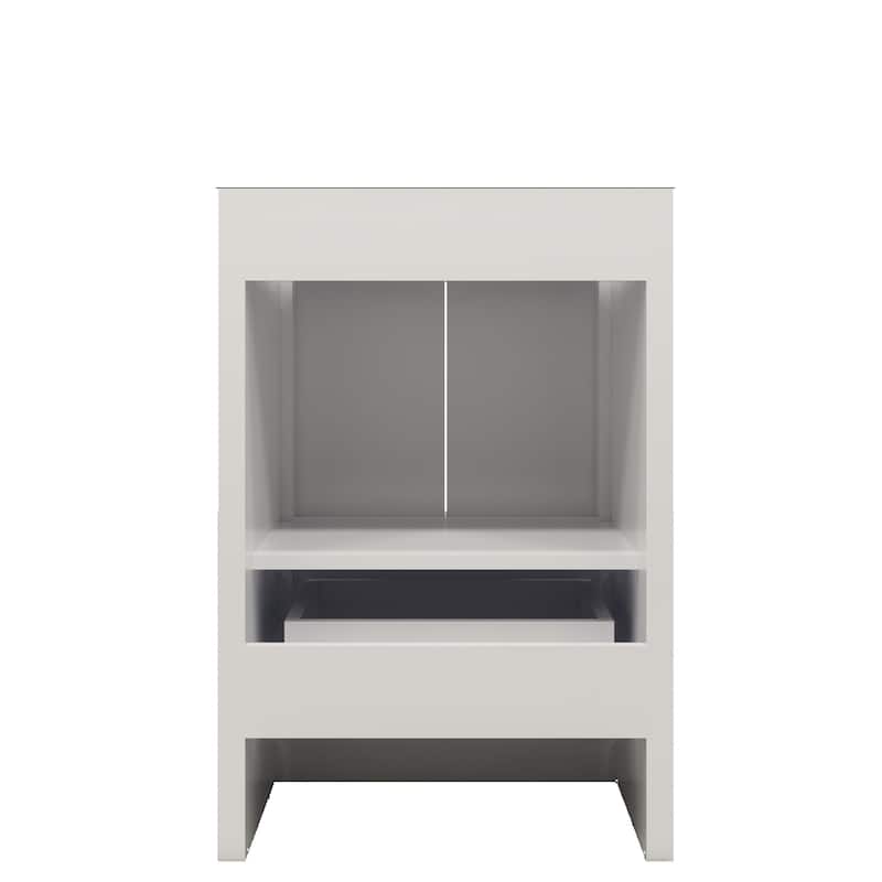 Dove 24'' Freestanding Vanity with Reinforced Acrylic Sink