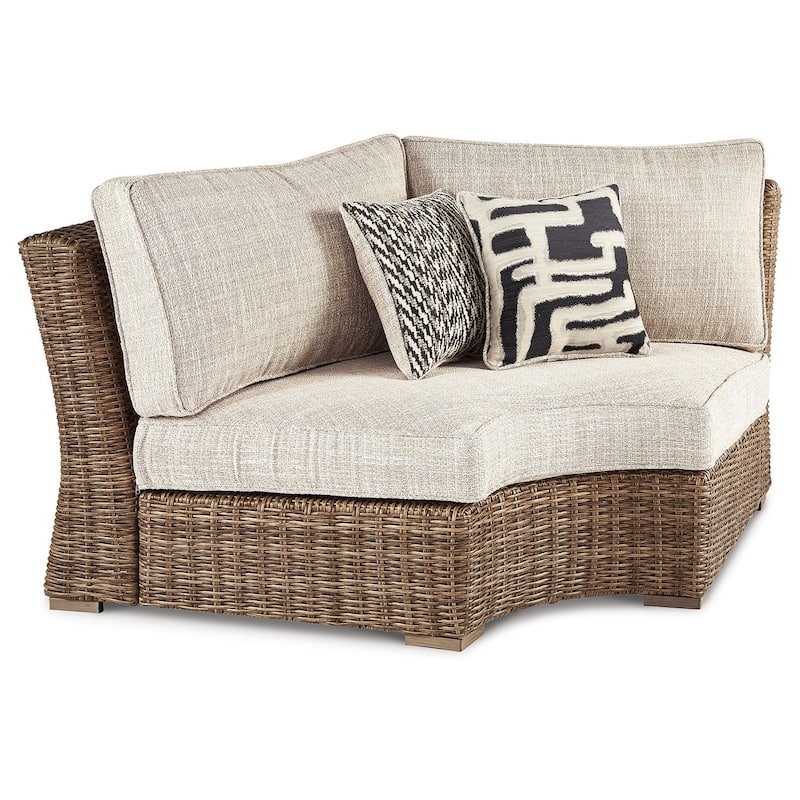 Signature Design by Ashley Beachcroft Beige Outdoor Sectional