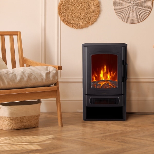 Cambridge 3 Panel Freestanding Electric Fireplace - Bed Bath