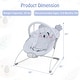 preview thumbnail 3 of 5, Costway Portable Baby Bouncer Vibration Infant Rocker Seat with - See Details