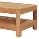 preview thumbnail 5 of 6, Cambridge Casual Logan Teak Outdoor Patio Coffee Table