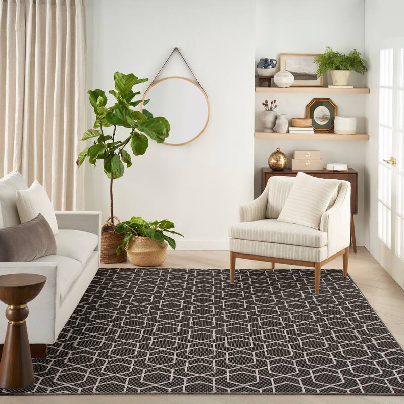Nourison Horizon Indoor/Outdoor Geometric Area Rug