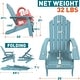 preview thumbnail 52 of 58, WINSOON All Weather HIPS Outdoor Folding Adirondack Chairs Set of 8