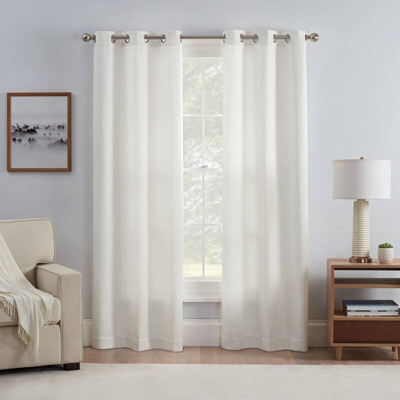 Eclipse Carter Room Darkening Window Curtains, 2 Panels
