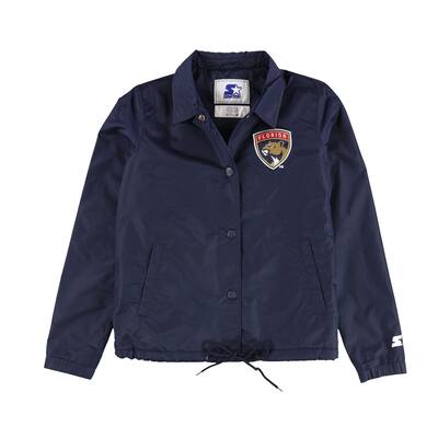 STARTER Mens Florida Panthers Jacket, Blue, Medium