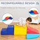 preview thumbnail 14 of 15, Qaba Foam Play Set for Toddlers and Children, Easy-to-clean 4 Piece Soft Indoor Climber