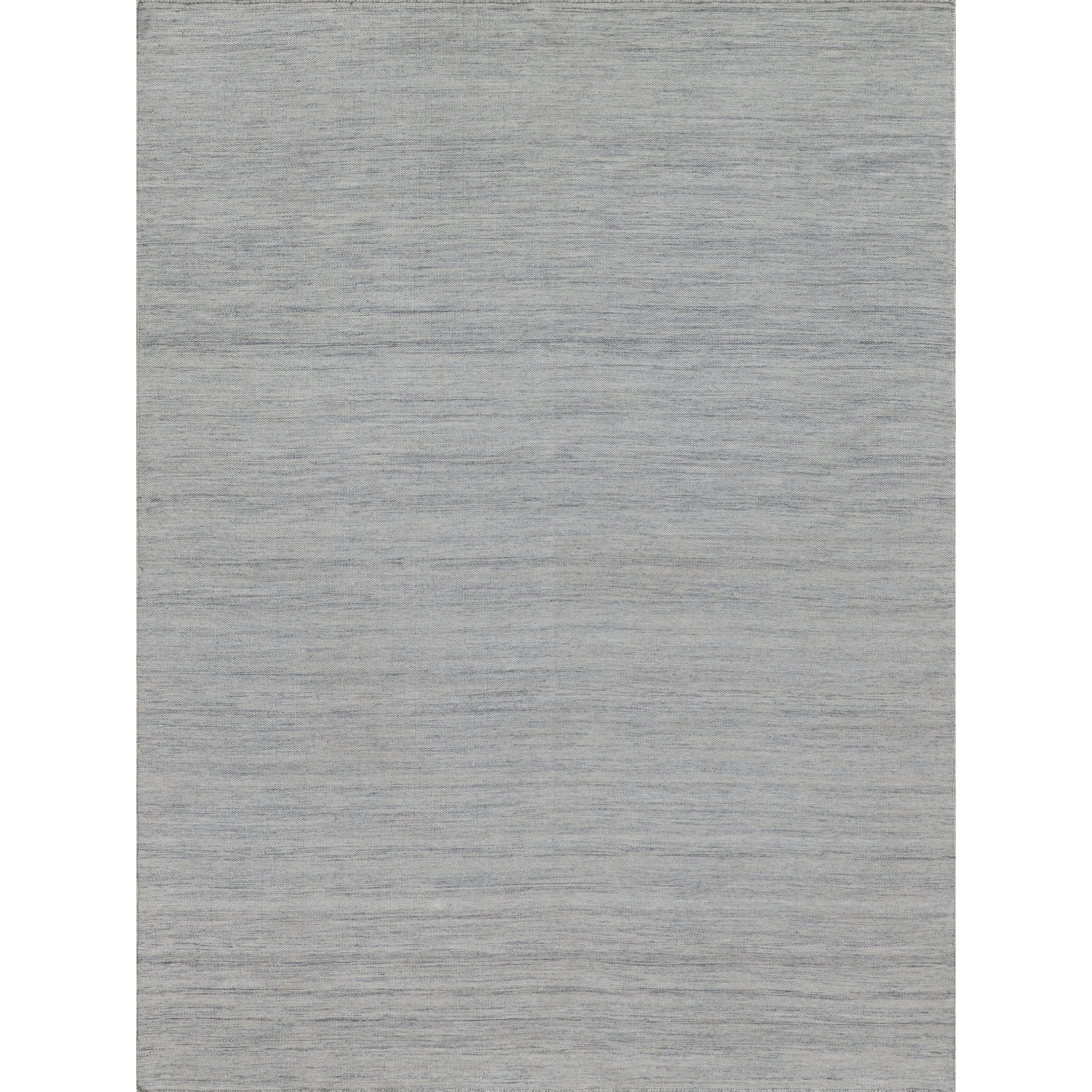 EXQUISITE RUGS Kashmir Indoor/Outdoor Flatweave PET yarn Light Silver Area Rug.