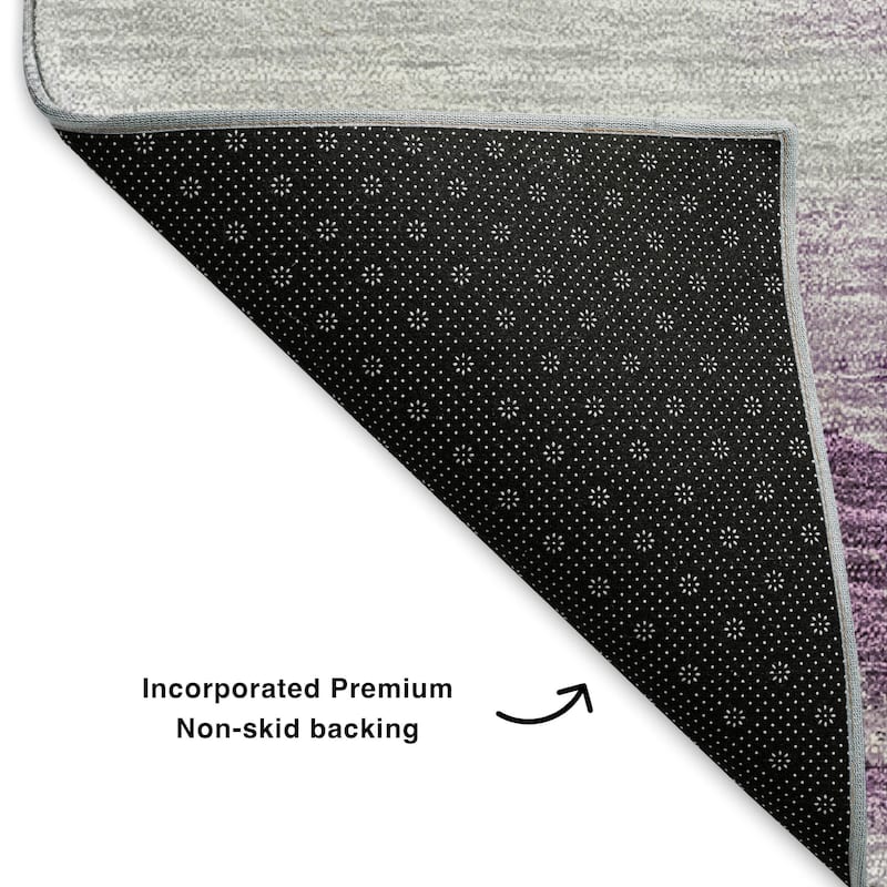 Premium Washable Super Soft Modern Spiral Mayfield Rug
