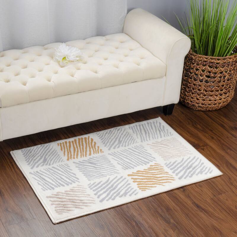 Superior Modern Geometric Indoor Area Rug