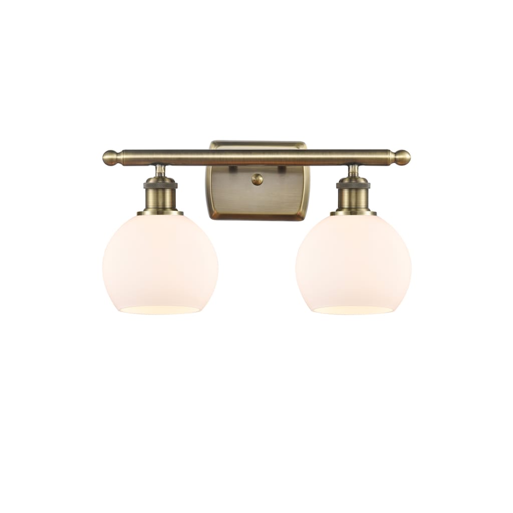 Innovations Lighting 516-2W-10-16 Athens Vanity Athens 2 Light 16"