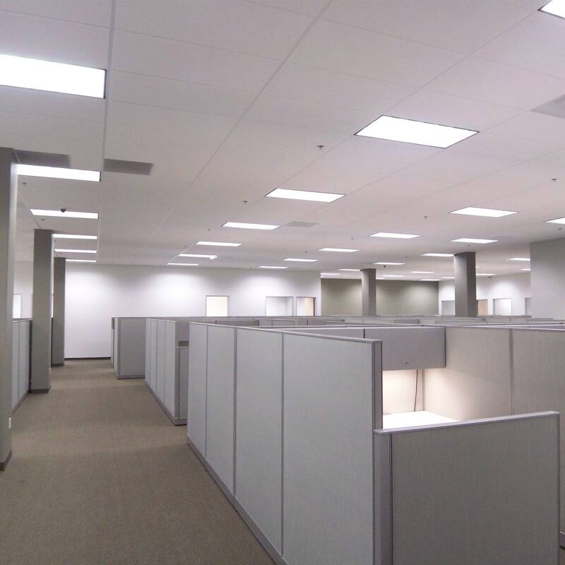 Luxrite 2x4 FT LED Flat Panel Light, 72W, 0-10V Dimmable, 24x48 Inch LED Light Panel, UL Listed, 4-Pack