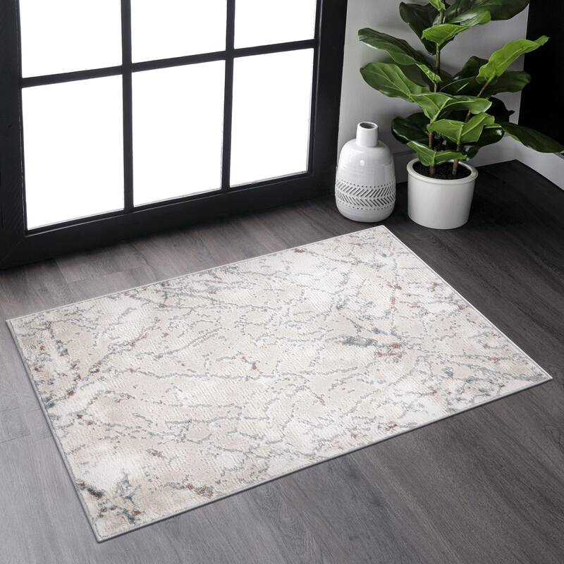 Abstract Area Rug - 2' x 3'