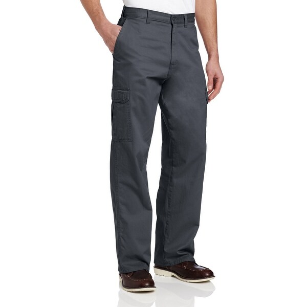 gray cargo work pants