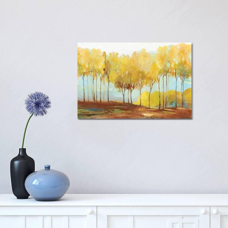 iCanvas "Yellow Trees" by Allison Pearce Canvas Print - 12x18x1.5