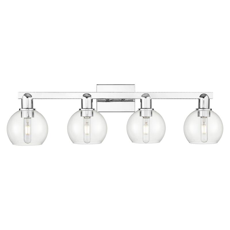 Innovations Lighting Endless Possibilities Arcadia - Athens - 4 Light 33" Bath Vanity Light - Clear/Polished Chrome