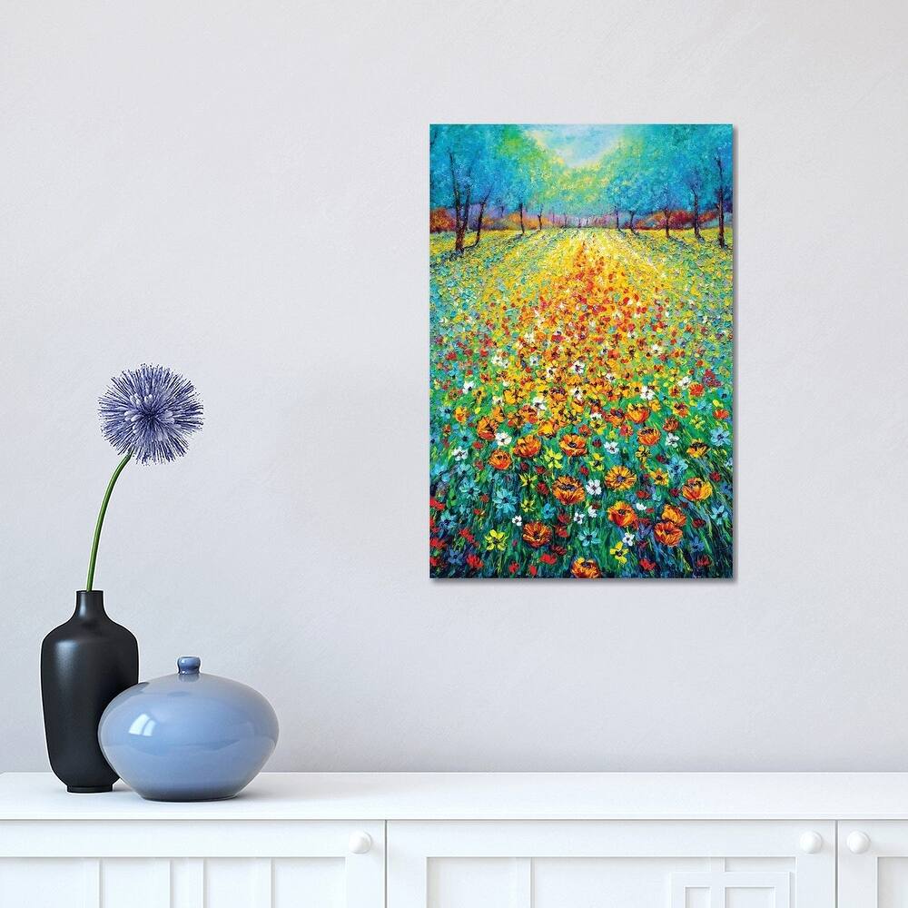 iCanvas "Wild Flowers" by Kimberly Adams Canvas Print