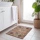 preview thumbnail 43 of 135, Machine Washable Indoor/ Outdoor Boho Traditional Chantille Rug Khaki - 1'8" x 2'6"