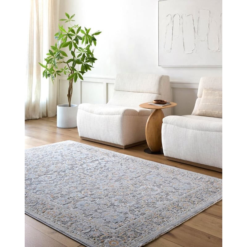 Livabliss Hassler Traditional Floral Area Rug