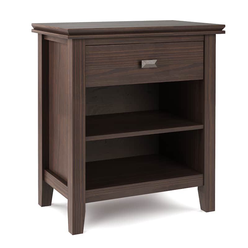 WYNDENHALL Stratford SOLID WOOD 24 inch Wide Bedside Nightstand Table