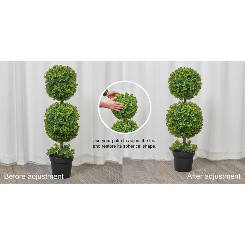 Artificial Boxwood Topiary Tree 3Ft/3.7Ft/4.2Ft