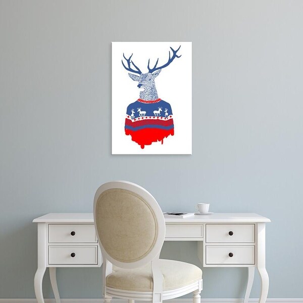 Easy Art Prints Robert Farkas's 'Ugly Winter Pullover' Premium Canvas Art