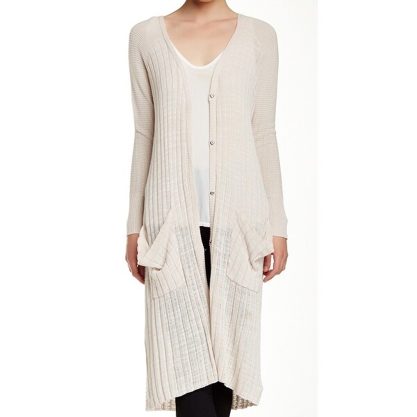 beige long cardigan womens