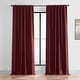 preview thumbnail 83 of 81, Exclusive Fabrics Textured Faux Dupioni Silk Thermal Blackout Curtains (1 Panel)