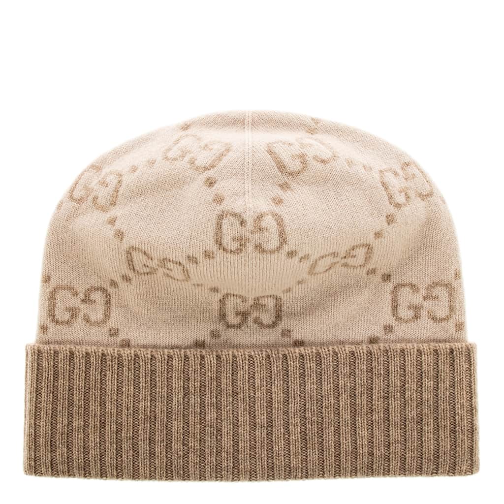 Gucci GG Cashmere Jacquard Hat