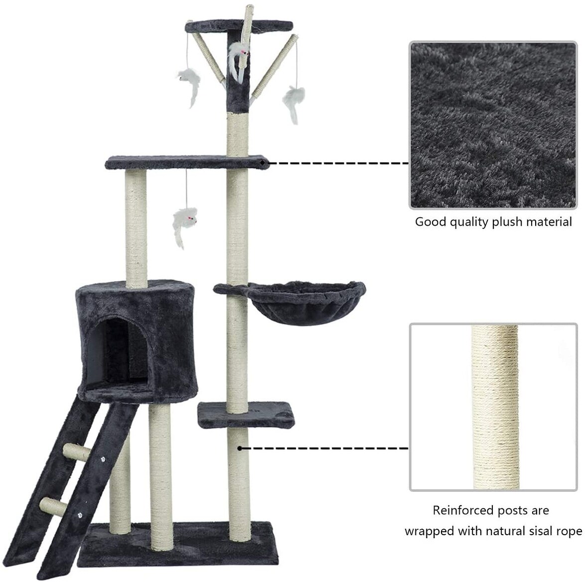 milo and misty scratching post