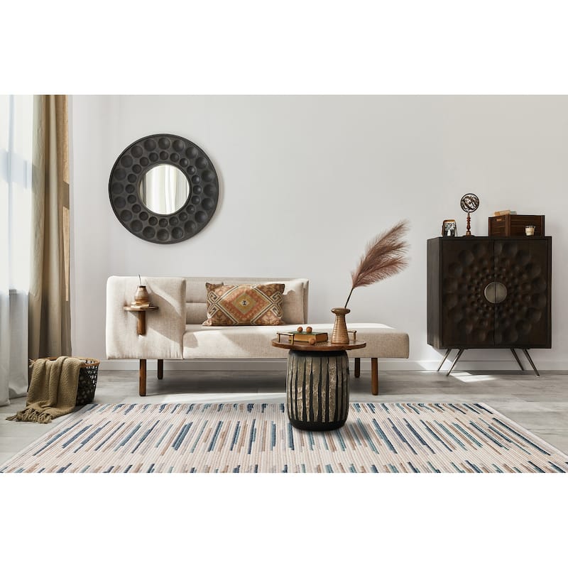 TDJ01 Juniper Collection Denim Machine Made Indoor Area Rug