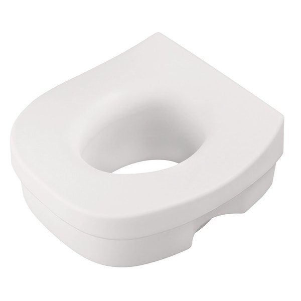 Delta DF570 Portable Elevated Toilet Seat Molded Plastic White