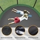 preview thumbnail 17 of 21, 15 ft. Round Outdoor Trampoline with Enclosure Net ﻿