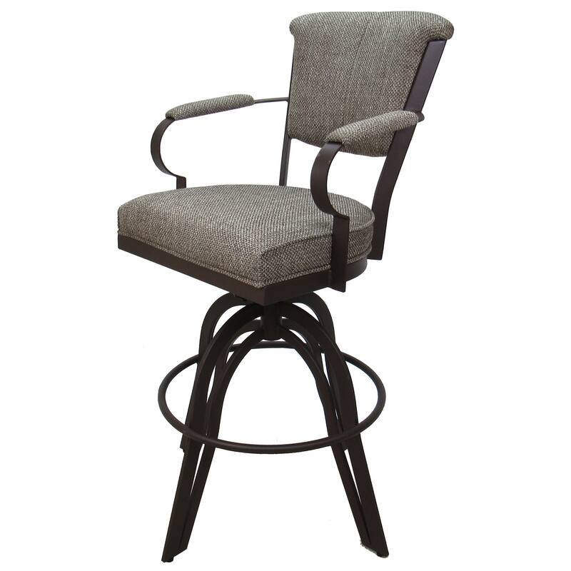 Miami Counter 26" or Bar 30" Metal Bar Stool on A Base