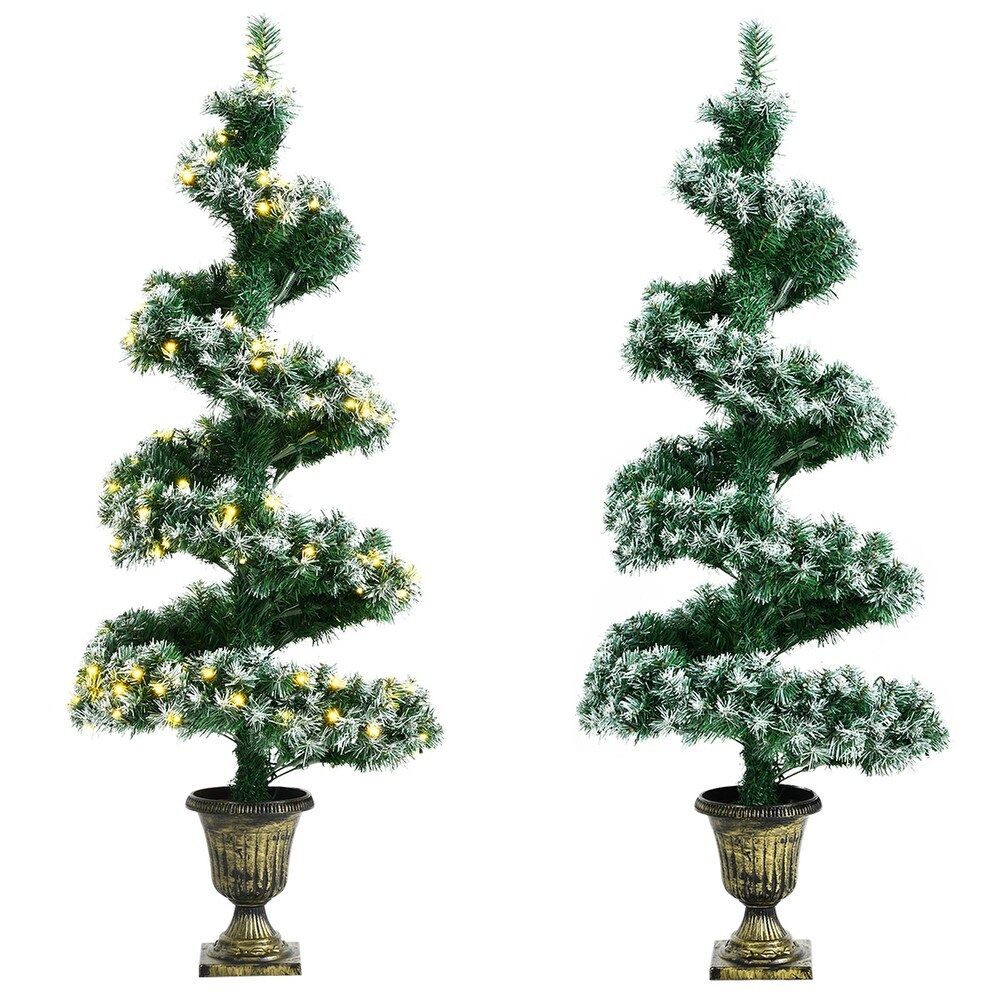 Buy 4 Foot, Pre-lit Christmas Trees Online at Overstock | Our ...