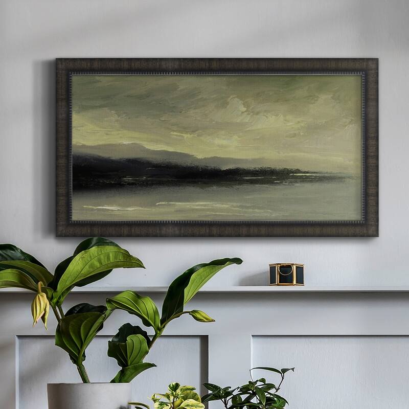 Coastal Dawn Premium Framed Canvas- Ready to Hang