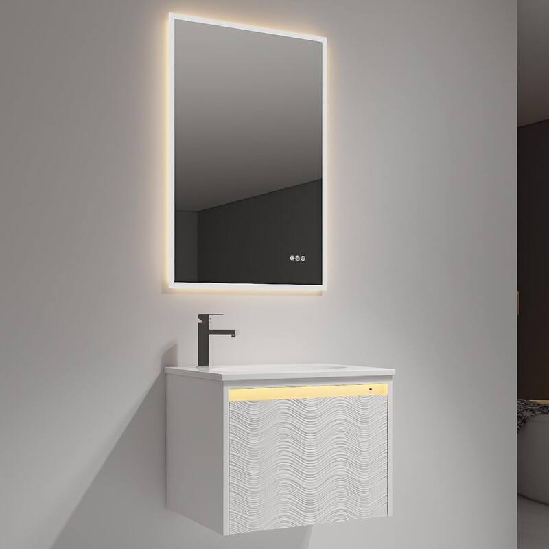 Blossom Wall Mounted Bathroom Vanity with Sink