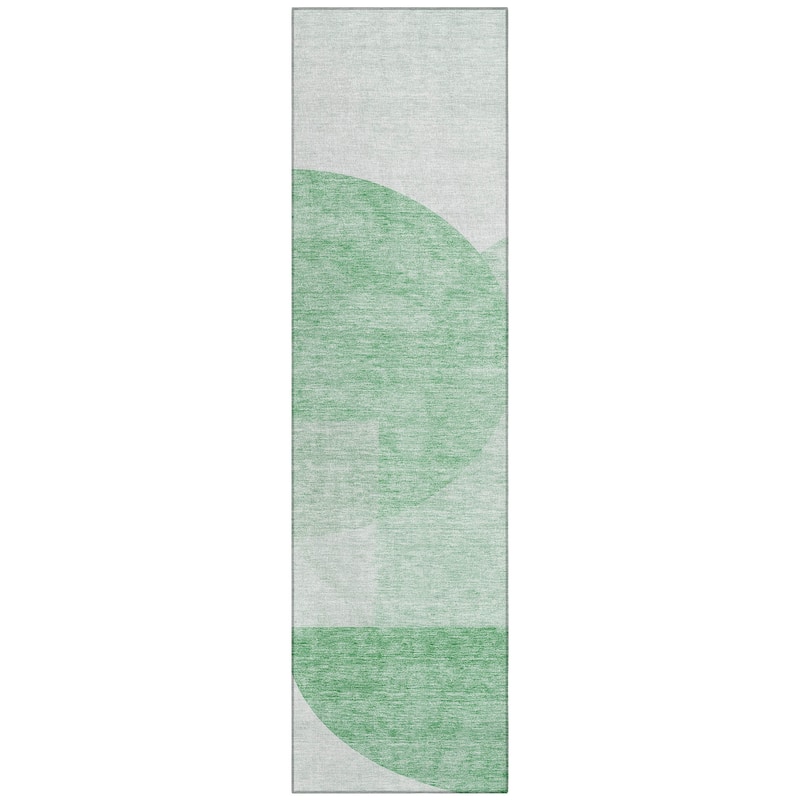 Machine Washable Indoor/ Outdoor Chantille Contemporary Deco Rug