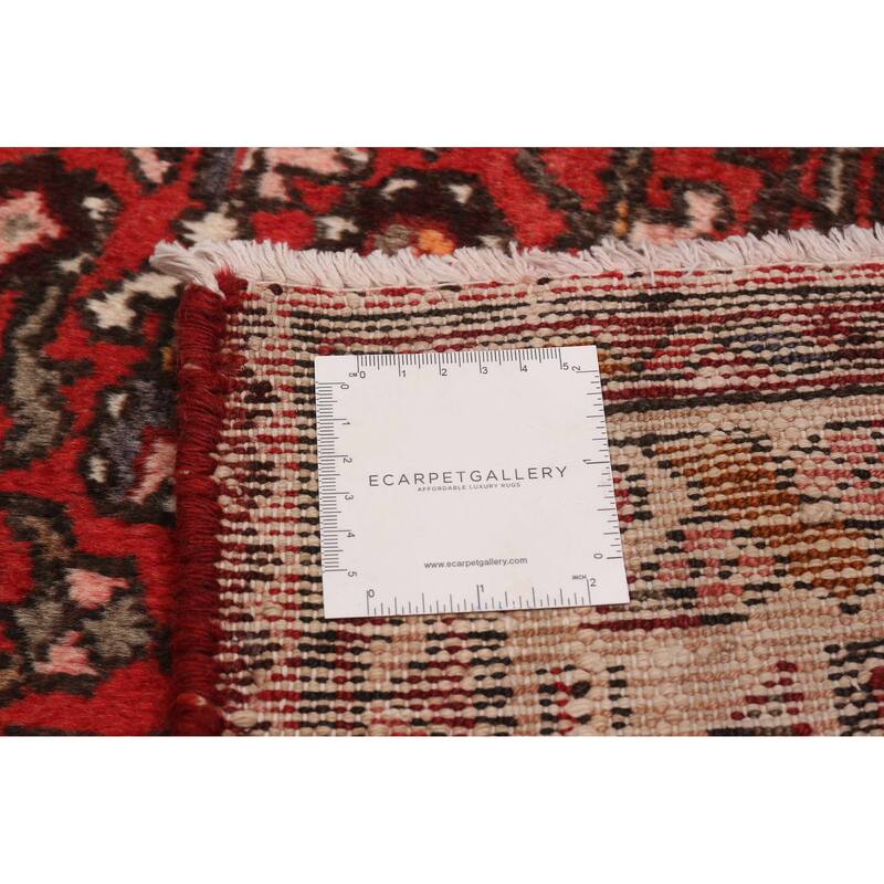 ECARPETGALLERY Hand-knotted Andelz Red Wool Rug - 2'11 x 10'11