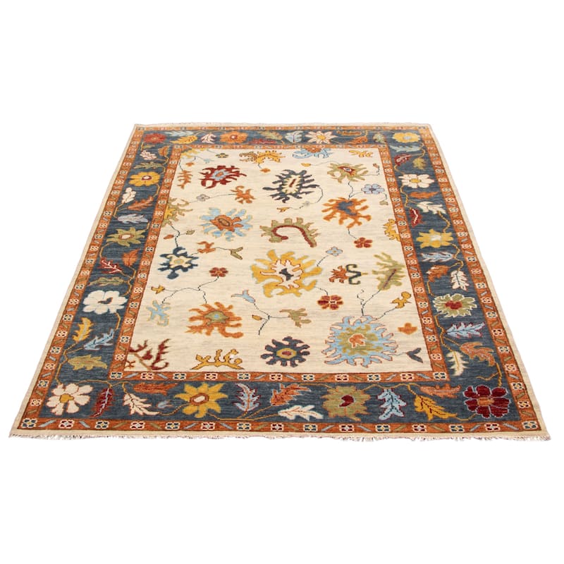 ECARPETGALLERY Hand-knotted Jules Serapi Cream Wool Rug - 9'2 x 12'2