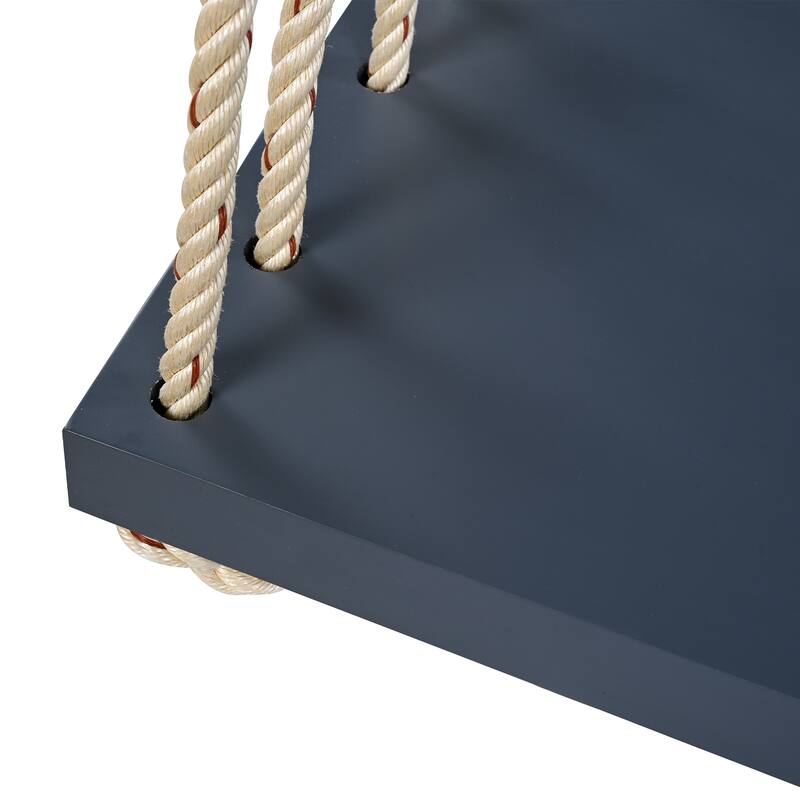 TOPMAX Patio Wooden Swing Chair, Hanging Porch Swing Bench