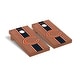 preview thumbnail 1 of 3, Chicago Bears NFL Football Rosewood Cornhole Board Set 2