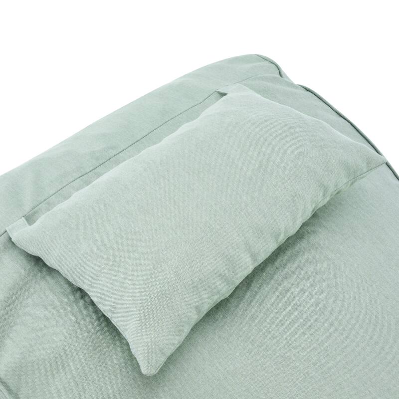 Christopher Knight Home- Fiano Fabric Outdoor Bean Bag Lounge Chair