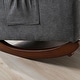 preview thumbnail 16 of 39, Baby Room High Back Rocking Chair Nursery Chair , Comfortable Rocker Fabric Padded Seat ,Modern High Back Armchair